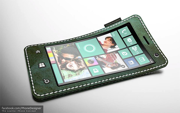 Concept leather smartphone