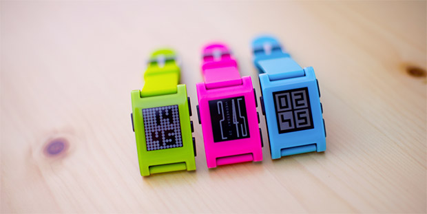 Fresh, Hot and Fly edition Pebble smartwatches