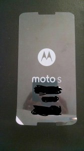Rumoured Moto S screen protector