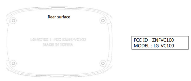 LG-VC100 FCC filing