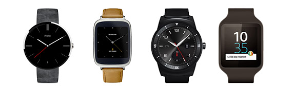 Google Android Wear watches