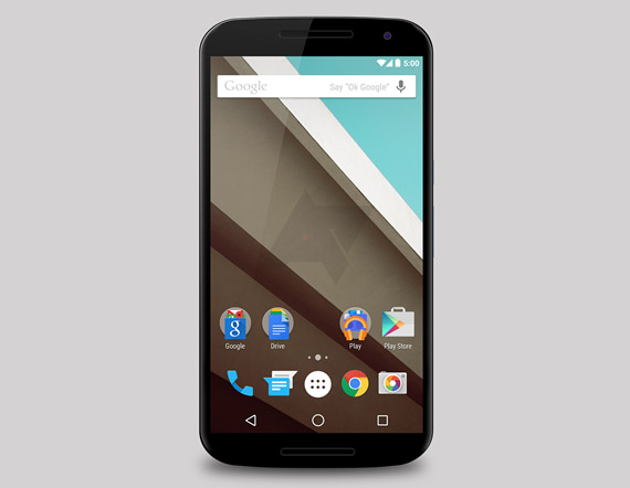 Rumoured Google Nexus 6 render