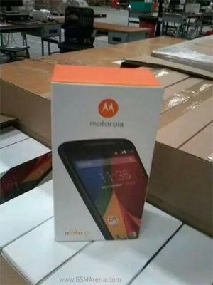 Rumoured Moto G (2014) retail box