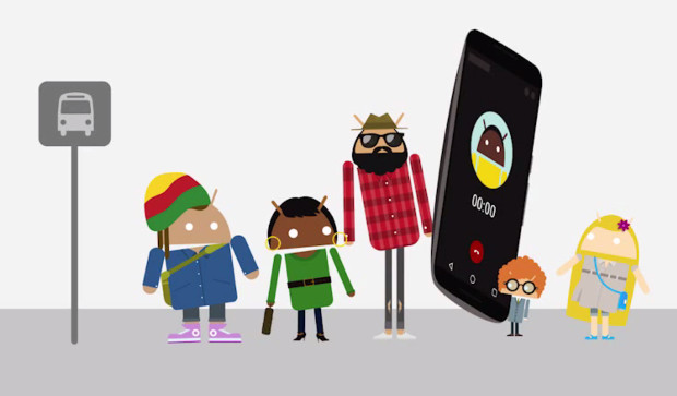 Google ad for Android L