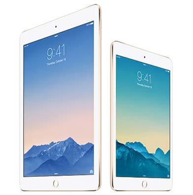 Apple iPad Air 2 and mini 3