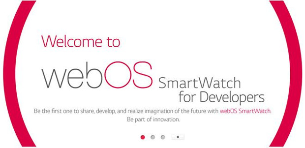 LG webOS smartwatch SDK