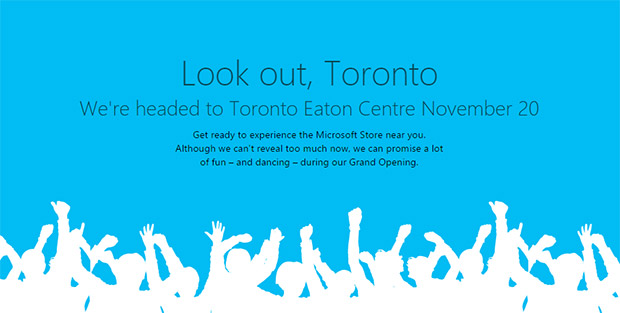 Eaton Centre Microsoft store opening