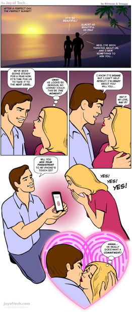 Joy of Tech - Proposing