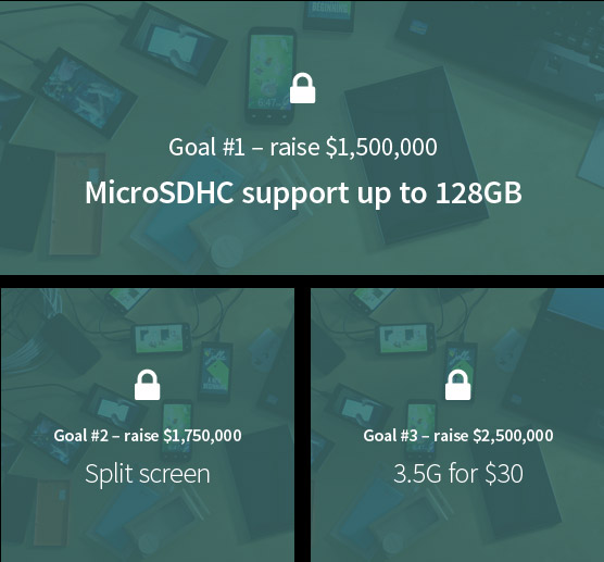 Jolla Tablet crowdfunding stretch goals 