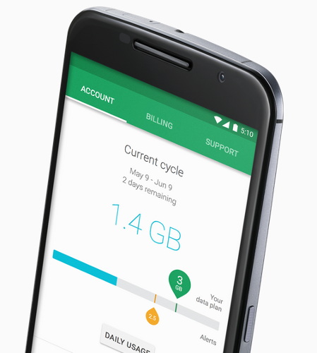 Google Project Fi app