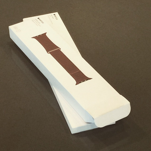 Rumoured Apple Watch strap packaging