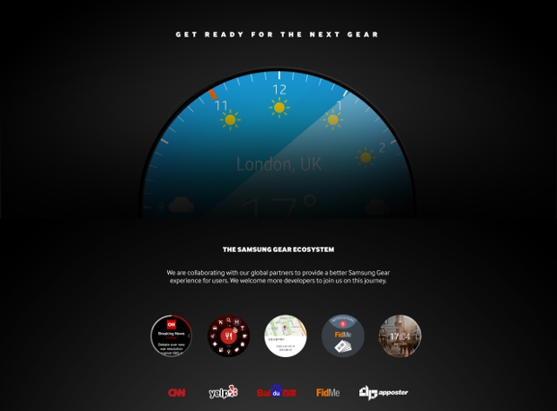 Samsung Gear SDK round face teaser