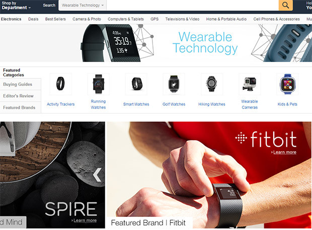 Amazon.ca wearables store