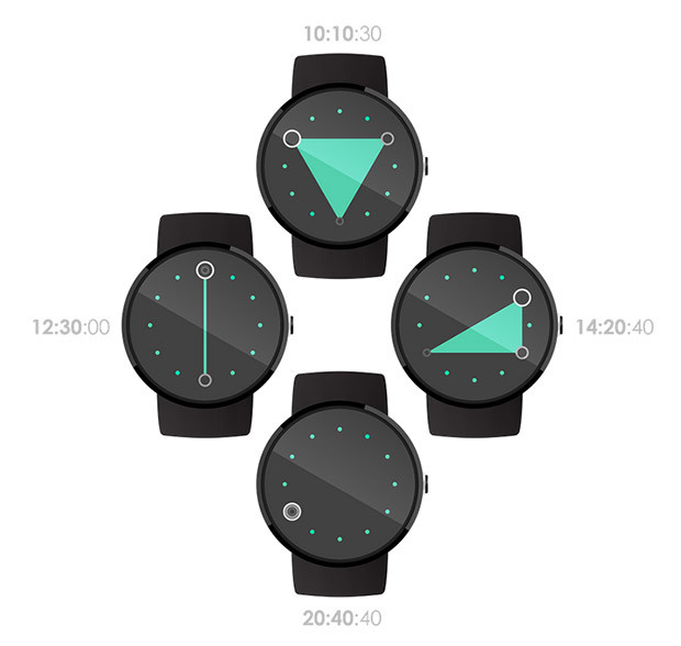 3ANGLE smartwatch face concept