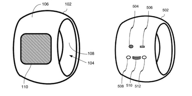 Apple patent for smart ring