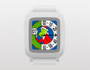 Mean One Pebble watch face