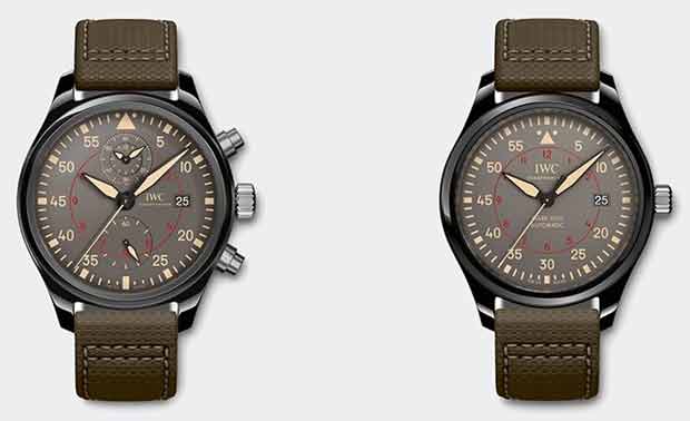 IWC Pilot's Watch Chronograph Top Gun Miramar and IWC Pilot's Watch Mark XVIII Top Gun Miramar