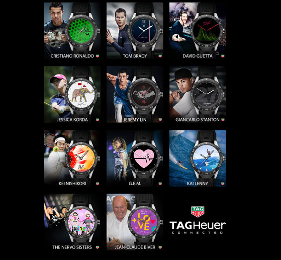 Tag Heuer Connected watch faces