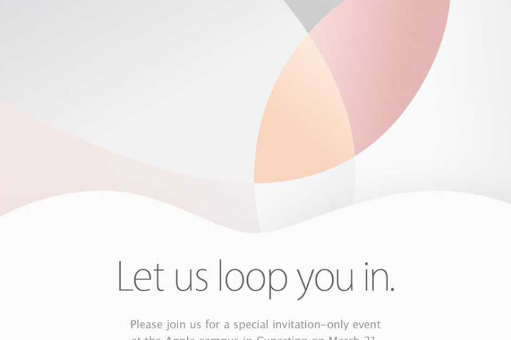 March 2016 Apple event invitation
