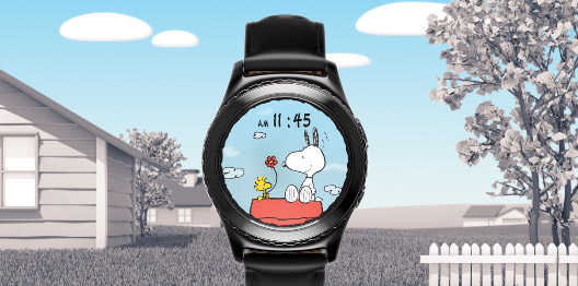 Snoopy watch face for Samsung Gear S2