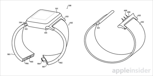 Apple Watch smart band patent