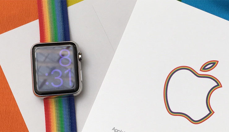 Pride strap for Apple Watch