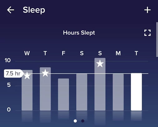 Fitbit sleep tools