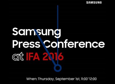 Samsung IFA 2016 invitation