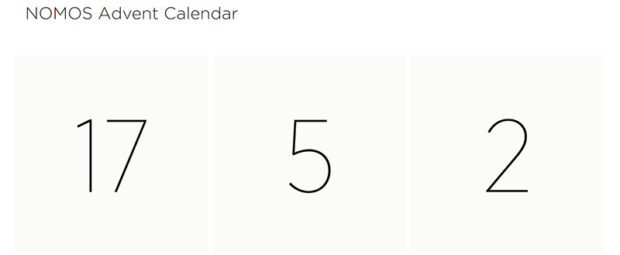 Nomos Glashütte Advent Calendar