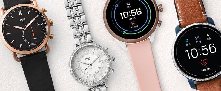 Fossil smartwatch lineup (2018)